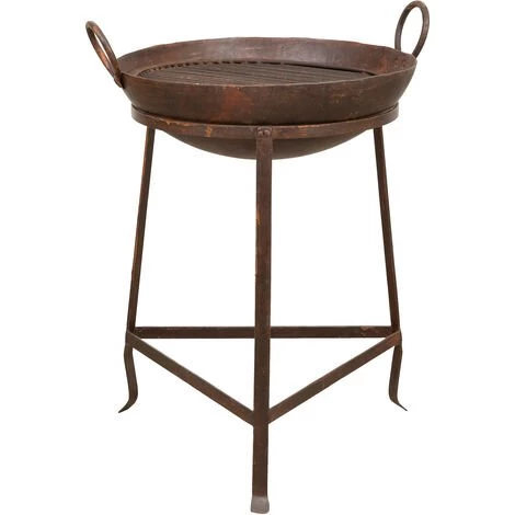 BISCOTTINI Brasero En Fer Forgé Fait à La Main L59XPR54XH80 Cm 3 BISCOTTINI Brasero En Fer Forgé Fait à La Main L59XPR54XH80 Cm