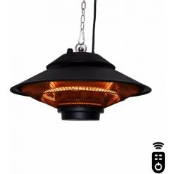 VONROC Chauffage De Terrasse 1500W – Radiateur Suspendu, élément En Carbone - Télécommande Incluse