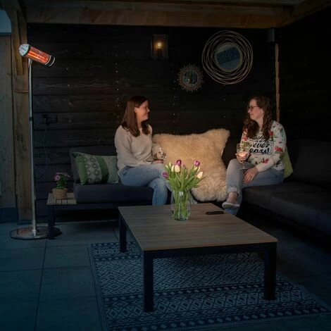 VONROC Standard De Chauffage 110-205cm - Base Ronde 5 VONROC Standard De Chauffage 110-205cm - Base Ronde – Image 3