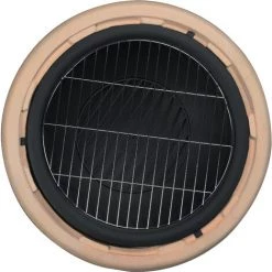 Braséro De Jardin à Bois Chauffage Extérieur Tisonnier Couvercle Grille Charbon BBQ Oxyde Magnésium Sable Teamson Home HR26303AA-S - Beige 11 Braséro De Jardin à Bois Chauffage Extérieur Tisonnier Couvercle Grille Charbon BBQ Oxyde Magnésium Sable Teamson Home HR26303AA-S - Beige -Chauffage d'extérieur Soldes 32811026 5