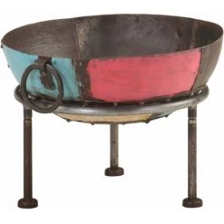 YOUTHUP Foyer Rustique Coloré Ø 40 Cm Fer - Multicolore