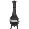 FANCY FLAMES Chauffe-terrasse En Fonte Et Contour En Maille Noir - Noir 1 FANCY FLAMES Chauffe-terrasse En Fonte Et Contour En Maille Noir - Noir -Chauffage d'extérieur Soldes 3331383 1