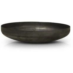 DECORAS Brasero Avec Fond Bombé, Diamètre: 600 Mm, Materiau: Acier