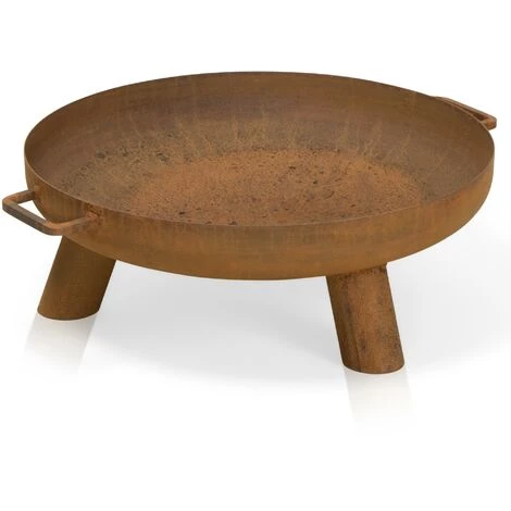 DECORAS Brasero Daytona 60, Diamètre: 60 Cm, Matériau: Acier En Effet Rouille 4 DECORAS Brasero Daytona 60, Diamètre: 60 Cm, Matériau: Acier En Effet Rouille – Image 2