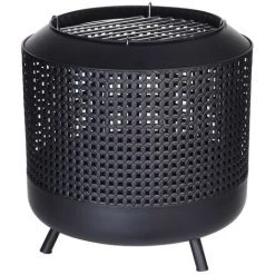 ProGarden Panier à Feu Avec Grille De Barbecue 50x51 Cm Noir - Noir 5 ProGarden Panier à Feu Avec Grille De Barbecue 50x51 Cm Noir - Noir -Chauffage d'extérieur Soldes 33721283 2