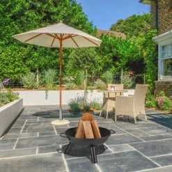 Relaxdays Brasero De Jardin, Ø 44 Cm, Cheminée Ronde Pour Jardin Et Terrasse, Bac à Feu En Fer, Avec Poignées, Noir 10 Relaxdays Brasero De Jardin, Ø 44 Cm, Cheminée Ronde Pour Jardin Et Terrasse, Bac à Feu En Fer, Avec Poignées, Noir -Chauffage d'extérieur Soldes 34033883 4