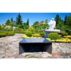 FARMCOOK Brasero En Acier Pieds Géométriques 70 Cm Noir - Noir 9 FARMCOOK Brasero En Acier Pieds Géométriques 70 Cm Noir - Noir -Chauffage d'extérieur Soldes 3410587 4