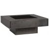 FARMCOOK Brasero De Jardin En Acier Plateau Design Noir - Noir