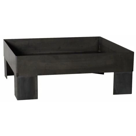 FARMCOOK Brasero En Acier Plateforme 60 Cm Noir - Noir 3 FARMCOOK Brasero En Acier Plateforme 60 Cm Noir - Noir