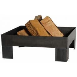 FARMCOOK Brasero En Acier Plateforme 60 Cm Noir - Noir 8 FARMCOOK Brasero En Acier Plateforme 60 Cm Noir - Noir -Chauffage d'extérieur Soldes 3410604 3