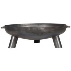 FARMCOOK Brasero En Acier 3 Pieds Et Poignées Diamètre 60 Cm Noir - Noir