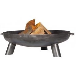 FARMCOOK Brasero En Acier 3 Pieds Et Poignées Diamètre 60 Cm Noir - Noir 8 FARMCOOK Brasero En Acier 3 Pieds Et Poignées Diamètre 60 Cm Noir - Noir -Chauffage d'extérieur Soldes 3410618 3