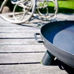 FARMCOOK Brasero En Acier 3 Pieds Et Poignées Diamètre 60 Cm Noir - Noir 9 FARMCOOK Brasero En Acier 3 Pieds Et Poignées Diamètre 60 Cm Noir - Noir -Chauffage d'extérieur Soldes 3410618 4