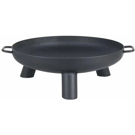 FARMCOOK Brasero En Acier Peint 3 Pieds Et Poignées Diamètre 80 Cm Noir - Noir 3 FARMCOOK Brasero En Acier Peint 3 Pieds Et Poignées Diamètre 80 Cm Noir - Noir