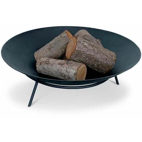 ALICE'S GARDEN Brasero Ø90cm Sur 3 Pieds En Fonte Noir – FUJI - Pieds En Acier. Design épuré 4 ALICE'S GARDEN Brasero Ø90cm Sur 3 Pieds En Fonte Noir – FUJI - Pieds En Acier. Design épuré – Image 2