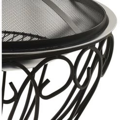 ASUPERMALL Foyer Et Barbecue Avec Tisonnier 2 En 1 59x59x60 Cm Inox 10 ASUPERMALL Foyer Et Barbecue Avec Tisonnier 2 En 1 59x59x60 Cm Inox -Chauffage d'extérieur Soldes 34549403 4