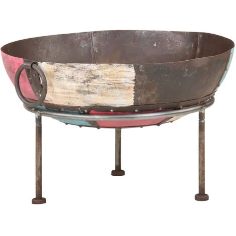 ASUPERMALL Foyer Rustique Colore Ø 60 Cm Fer 3 ASUPERMALL Foyer Rustique Colore Ø 60 Cm Fer