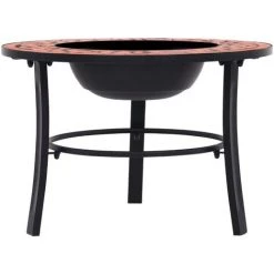 ASUPERMALL Foyer Mosaique Terre Cuite 68 Cm Ceramique 9 ASUPERMALL Foyer Mosaique Terre Cuite 68 Cm Ceramique -Chauffage d'extérieur Soldes 34550568 3