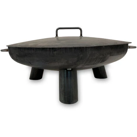 DECORAS Couvercle De Braséro FLINT 81 En Acier, Diamètre: 81 Cm 6 DECORAS Couvercle De Braséro FLINT 81 En Acier, Diamètre: 81 Cm – Image 4