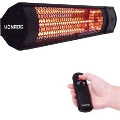 Télécommande Pour Le Chauffage De Terrasse Marsili 2000W PH502AC/PH503AC De VONROC -Chauffage d'extérieur Soldes 34911869 4