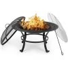 FIXKIT Bol à Feu (φ76X56cm), Cheminée 2en1 Avec Grille De Grill Pour La Chaleur / Grill, Bol à Feu Avec Protection Contre Les étincelles Et Filet De Poker Et De Charbon De Bois, Bols à Feu Pour Le Jardin De Camping 2 FIXKIT Bol à Feu (φ76X56cm), Cheminée 2en1 Avec Grille De Grill Pour La Chaleur / Grill, Bol à Feu Avec Protection Contre Les étincelles Et Filet De Poker Et De Charbon De Bois, Bols à Feu Pour Le Jardin De Camping -Chauffage d'extérieur Soldes 35090824 1