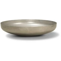 DECORAS Brasero Avec Fond Bombé, Diamètre: 600 Mm, Materiau: Acier Inoxydable