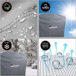 Housse De Protection 145x120x60 Cm Landmann 03182/15707 - Taille XL 7 Housse De Protection 145x120x60 Cm Landmann 03182/15707 - Taille XL -Chauffage d'extérieur Soldes 35100148 3