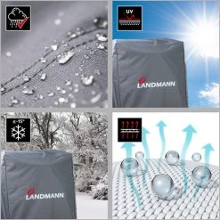 Housse De Protection 80x120x60 Cm Landmann 03793/15705 - Taille M -Chauffage d'extérieur Soldes 35100149 3