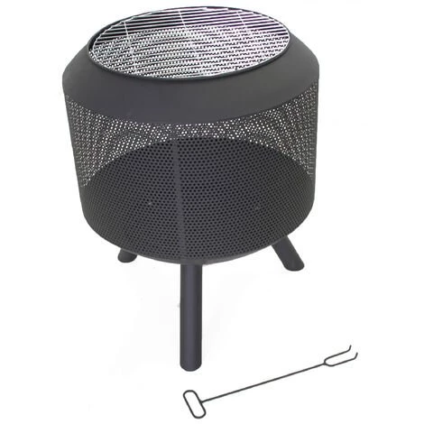 Foyer Extérieur Trommelpot SenS-Line - Noir 3 Foyer Extérieur Trommelpot SenS-Line - Noir