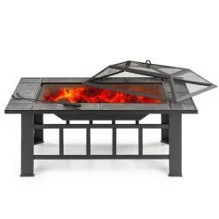 INTEROUGE Brasero / Barbecue 94 X 71cm à Charbon -Chauffage d'extérieur Soldes 36874915 4