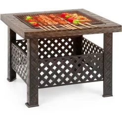 INTEROUGE Brasero / Barbecue Carré à Charbon 66cm 9 INTEROUGE Brasero / Barbecue Carré à Charbon 66cm -Chauffage d'extérieur Soldes 36874916 3