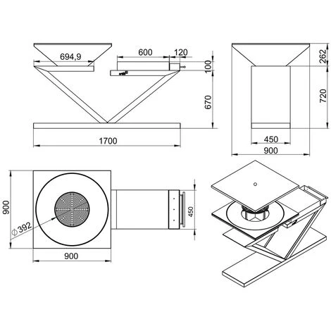 ARTISSDESIGN Brasero Artiss G5 Graphite Plaque De Cuisson Acier Inoxydable Alimentaire 4 ARTISSDESIGN Brasero Artiss G5 Graphite Plaque De Cuisson Acier Inoxydable Alimentaire – Image 2