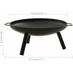 ASUPERMALL Foyer 70x59x28 Cm Acier 11 ASUPERMALL Foyer 70x59x28 Cm Acier -Chauffage d'extérieur Soldes 37432690 5