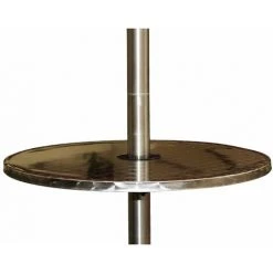 INTEROUGE Table En Acier Inoxydable Pour Parasol Chauffant -modele Exposition
