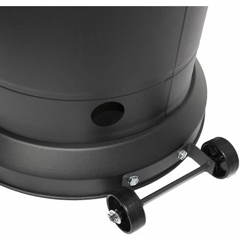 HAPPY GARDEN Parasol Chauffant OSLO - Chauffage D'extérieur Gaz - Acier Noir + Housse - Noir 5 HAPPY GARDEN Parasol Chauffant OSLO - Chauffage D'extérieur Gaz - Acier Noir + Housse - Noir – Image 3