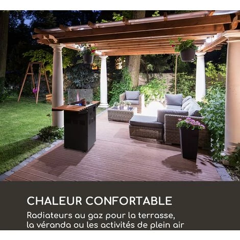 Blumfeldt Flagranti Plus Radiateur à Gaz 8kW Tables D'appoint Inox 4 Blumfeldt Flagranti Plus Radiateur à Gaz 8kW Tables D'appoint Inox – Image 2