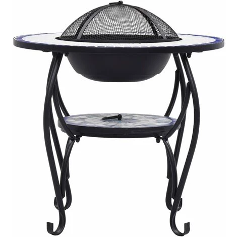 HAPPYSHOPPING Table De Foyer Mosaïque Bleu Et Blanc 68 Cm Ceramique 7 HAPPYSHOPPING Table De Foyer Mosaïque Bleu Et Blanc 68 Cm Ceramique – Image 5