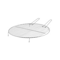 ESSCHERT DESIGN Grille De Barbecue Ronde En Métal - Diam. 51.5cm - Chrome/Inox