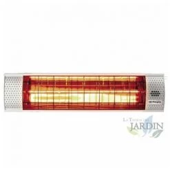 SUINGA Chauffage De Terrasse Infrarouge Orbegozo. Puissance 2000W. Convient Pour Une Utilisation Intérieure-extérieure. IP 55. Câble 2