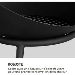 Blumfeldt Fireball Braséro De Jardin Inclinable Ø 66cm , Housse Incluse, Acier N -Chauffage d'extérieur Soldes 41900191 4