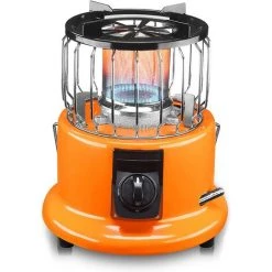 BEARSU Parasol Chauffant Chauffe-patio Multifonction, Appareil De Chauffage Au Gaz Propane Extérieur Portable, Tuyau De 2 M, Bouton De Réglage En Continu, Pour Chauffage Extérieur Intérieur