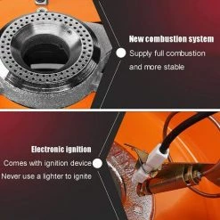 BEARSU Parasol Chauffant Chauffe-patio Multifonction, Appareil De Chauffage Au Gaz Propane Extérieur Portable, Tuyau De 2 M, Bouton De Réglage En Continu, Pour Chauffage Extérieur Intérieur 10 BEARSU Parasol Chauffant Chauffe-patio Multifonction, Appareil De Chauffage Au Gaz Propane Extérieur Portable, Tuyau De 2 M, Bouton De Réglage En Continu, Pour Chauffage Extérieur Intérieur -Chauffage d'extérieur Soldes 42179279 4