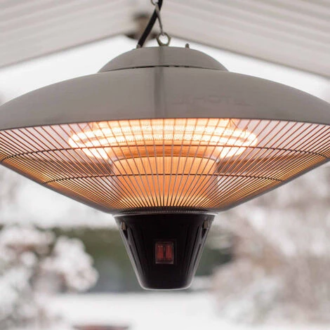 Sunred Chauffage Suspendu Sirius 2100 W Halogène Argenté CE09 - Argent 6 Sunred Chauffage Suspendu Sirius 2100 W Halogène Argenté CE09 - Argent – Image 4