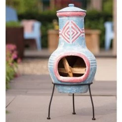 RedFire Cheminée Colima Argile Bleu Marine/rouge 86031 - Multicolore 11 RedFire Cheminée Colima Argile Bleu Marine/rouge 86031 - Multicolore -Chauffage d'extérieur Soldes 4264872 5