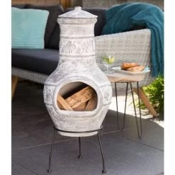 RED FIRE RedFire Cheminée Acopulco Argile 86036 - Gris 10 RED FIRE RedFire Cheminée Acopulco Argile 86036 - Gris -Chauffage d'extérieur Soldes 4264876 4