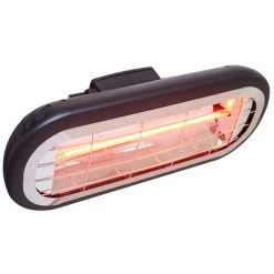 Radiateur Électrique Infrarouges En Fibre De Carbone Kekai Top Design 2000 W Murale Plafond Intérieur/Extérieur 46x19x7,5 Cm -Chauffage d'extérieur Soldes 42689001 3