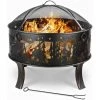 Gizcam Brasero De Jardin, 69x69x65cm, 27 ' Cheminée Exterieur, Grille Poker Et Charbon De Bois, Pour Chauffage / Barbecue, Bol à Feu Pour Le Jardin, Terrasse Et Plage, Motif D'Elan, Grand Cadeau 2 Gizcam Brasero De Jardin, 69x69x65cm, 27 ' Cheminée Exterieur, Grille Poker Et Charbon De Bois, Pour Chauffage / Barbecue, Bol à Feu Pour Le Jardin, Terrasse Et Plage, Motif D'Elan, Grand Cadeau -Chauffage d'extérieur Soldes 42694191 1