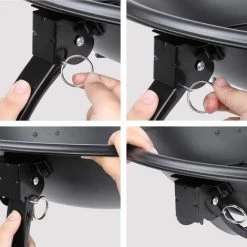 Gizcam Barbecue Grill Extérieur,Barbecue Charbon Pliant Et Portable Avec Couvercle,en Acier Inoxydable Pour Barbecue De Jardin, Extérieur Camping Et Pique-Nique,54 * 54 * 43cm 9 Gizcam Barbecue Grill Extérieur,Barbecue Charbon Pliant Et Portable Avec Couvercle,en Acier Inoxydable Pour Barbecue De Jardin, Extérieur Camping Et Pique-Nique,54 * 54 * 43cm -Chauffage d'extérieur Soldes 42694268 3