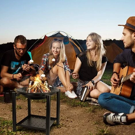 Gizcam Brasero De Jardin, Cheminée Avec Grill,Ø 54.5cm 7 Gizcam Brasero De Jardin, Cheminée Avec Grill,Ø 54.5cm – Image 5