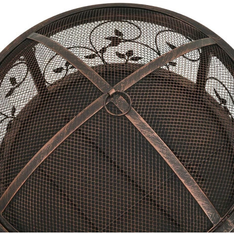 ASUPERMALL Foyer Rustique Avec Tisonnier 67,5 Cm XXL Acier 7 ASUPERMALL Foyer Rustique Avec Tisonnier 67,5 Cm XXL Acier – Image 5